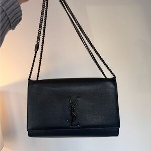 Kate Medium YSL Crossbody Bag in Grained Leather